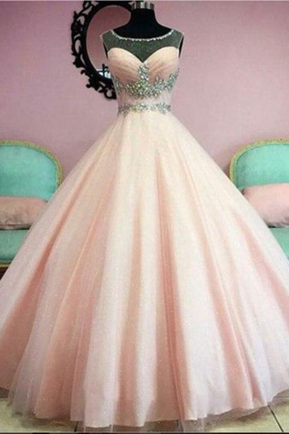 light orange quinceanera dresses