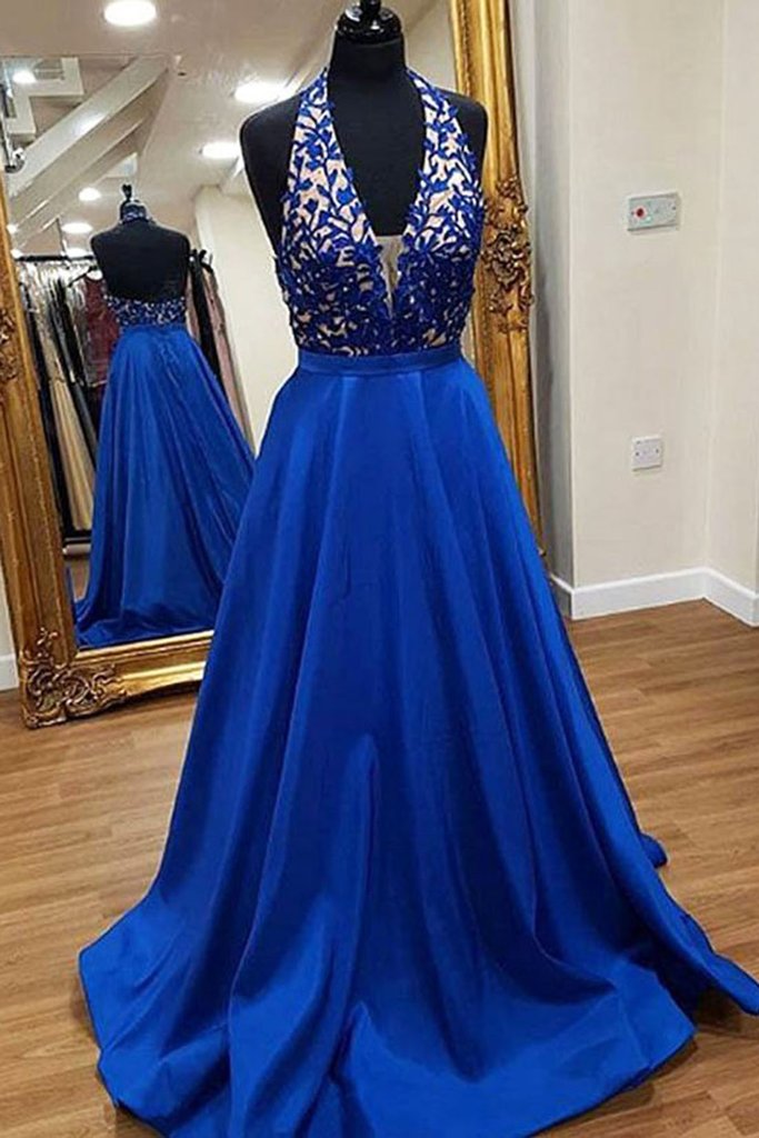 graduation dress royal blue