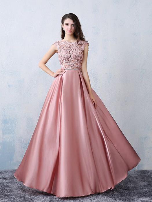 Modest Floor Length Formal Dresses